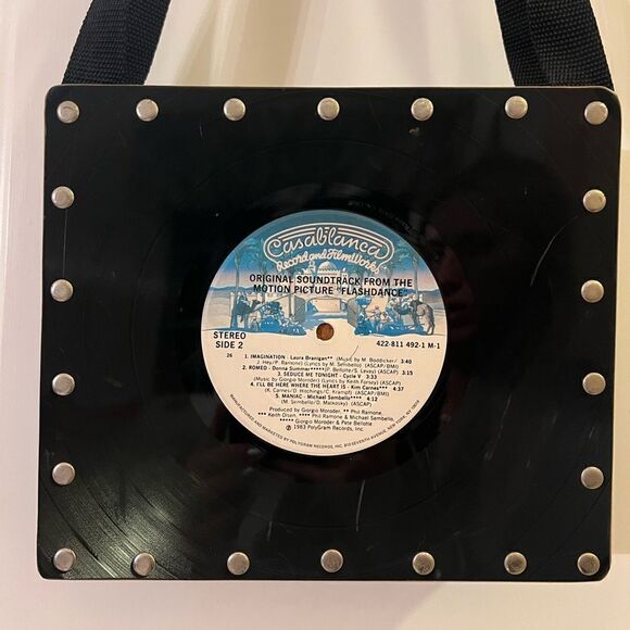 FLASH DANCE RECORD HANDBAG!!! - Picture 2 of 5
